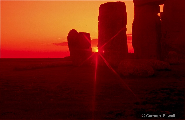 Stonehenge Sunset  