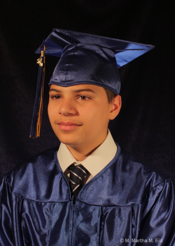 8th grade graduation portrait
