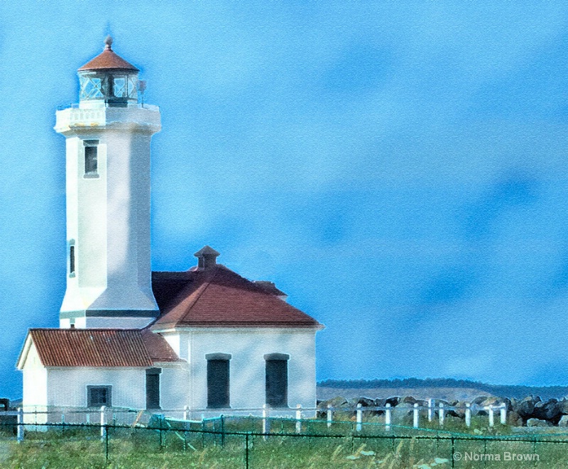 Lighthouse Sketch, Port Townsend,WA