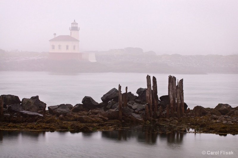 Not So Sunny Sunrise - Coquille Lighthouse