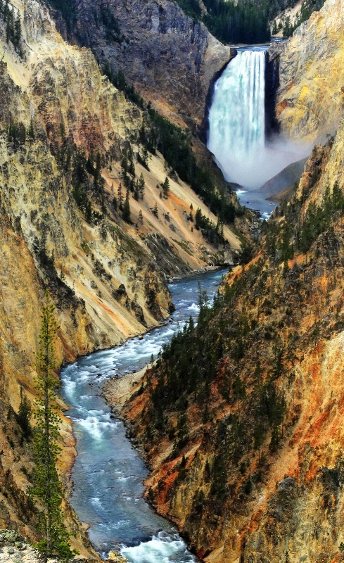 Yellowstone Canyon Falls