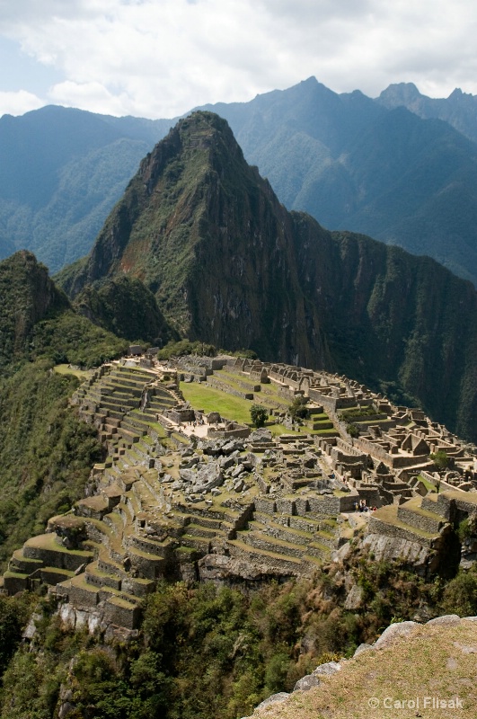 Looking Down on Machu Picchu
