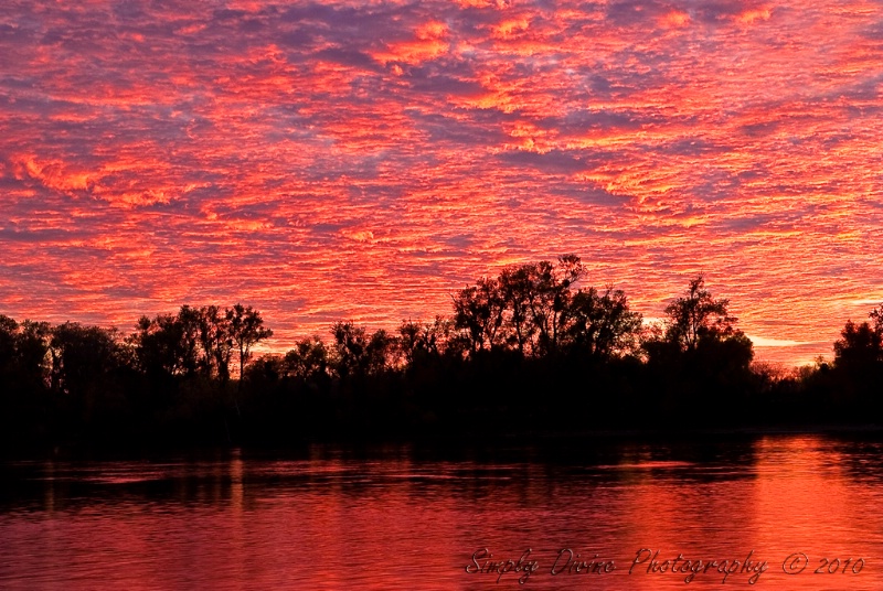 Sunset 2 on the American River