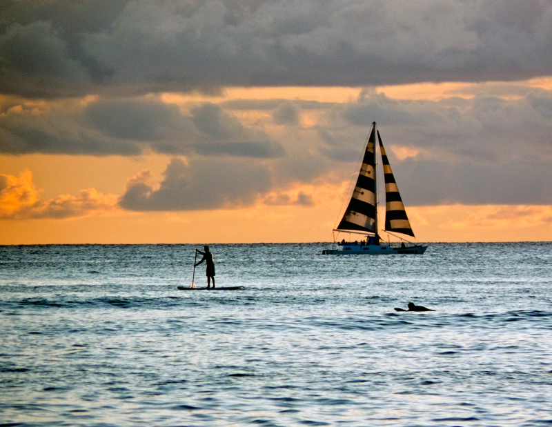 Sailing into the Sunset