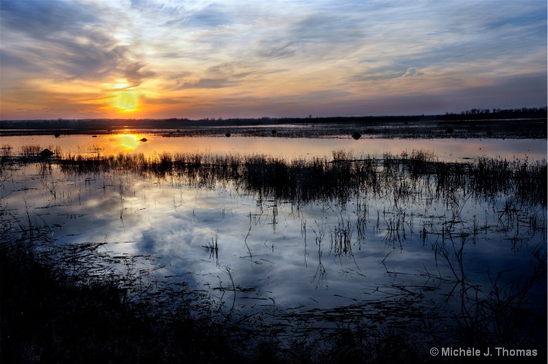 Sunset On The Missouri Wetlands !