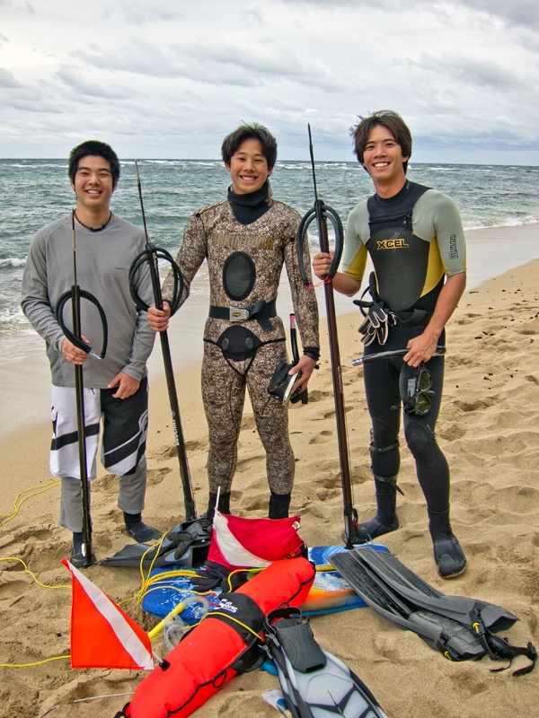 Spear Fishers, Honolulu