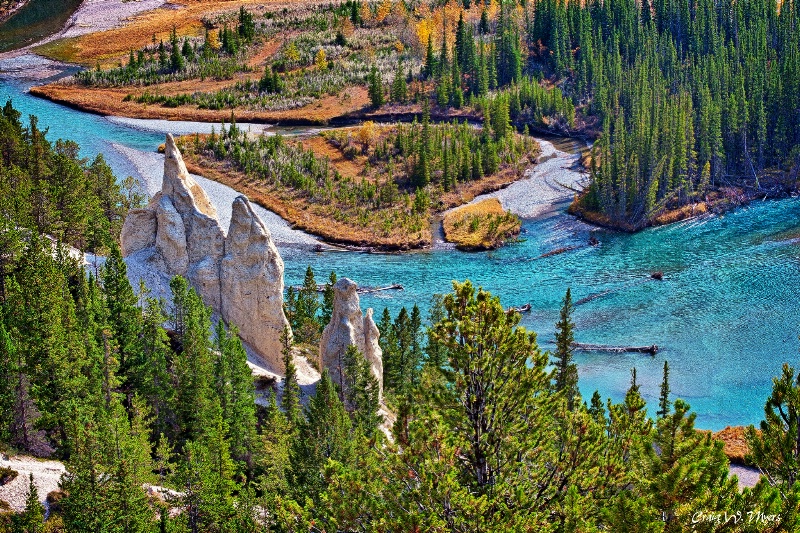 Hoodoos on the Bow River