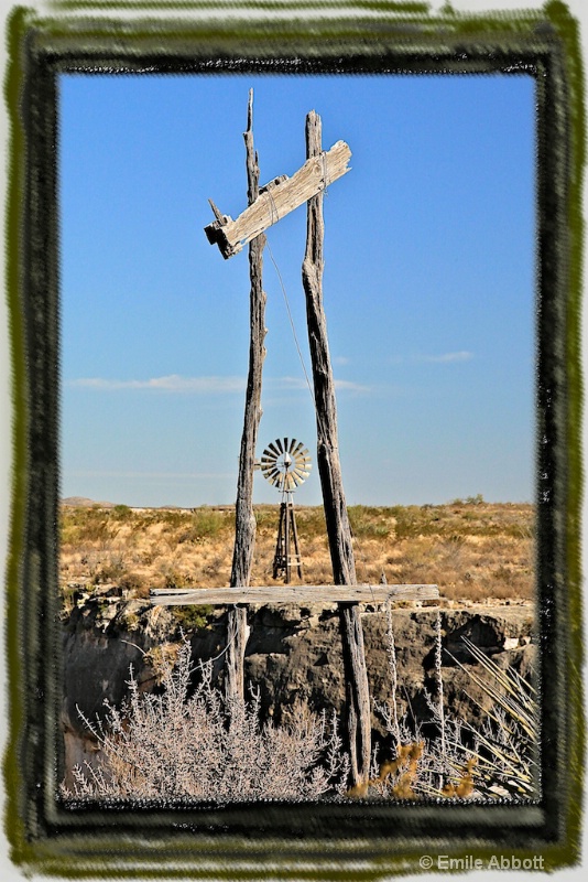 Framed Windmill