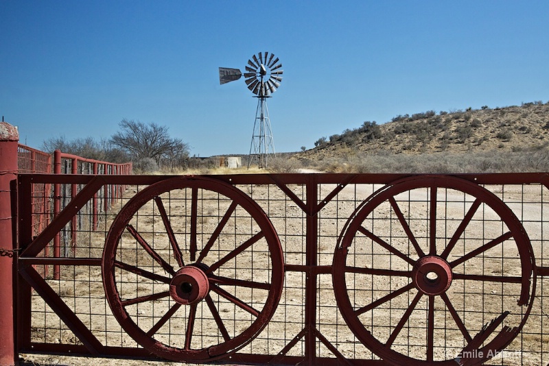 Broken Wagon Wheels and Windmill