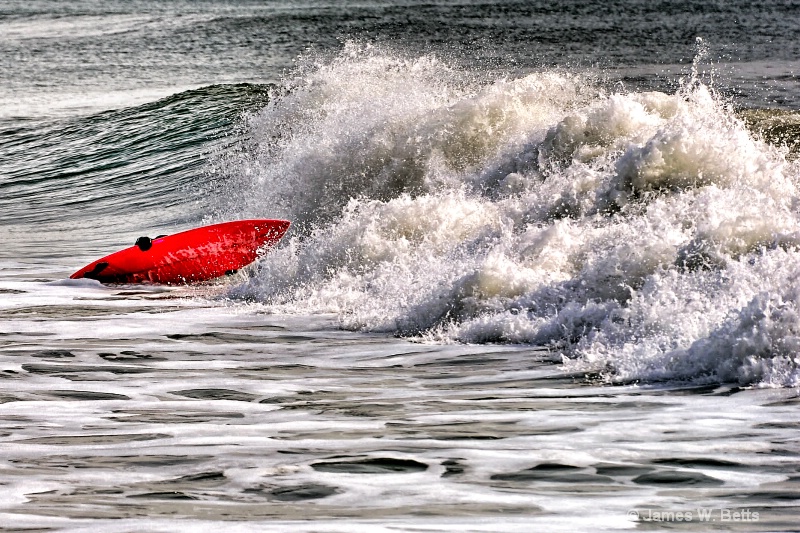 Red Surf Board