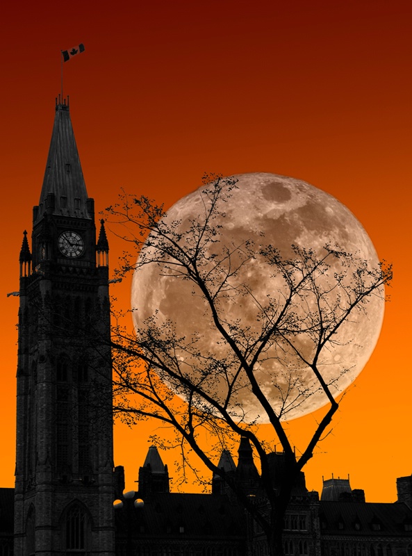 Moon Over Parliament