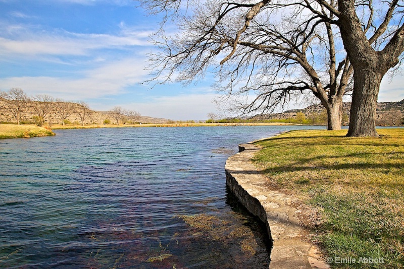 View of the lake