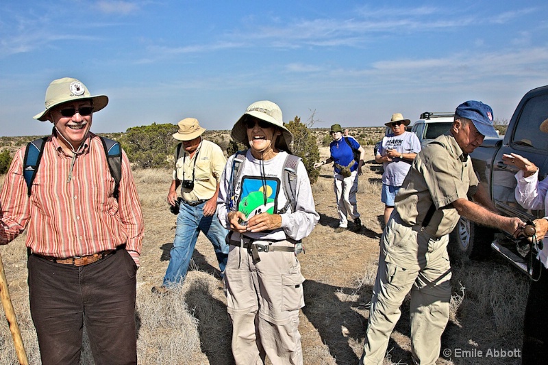 Getting ready to trek down the canyon