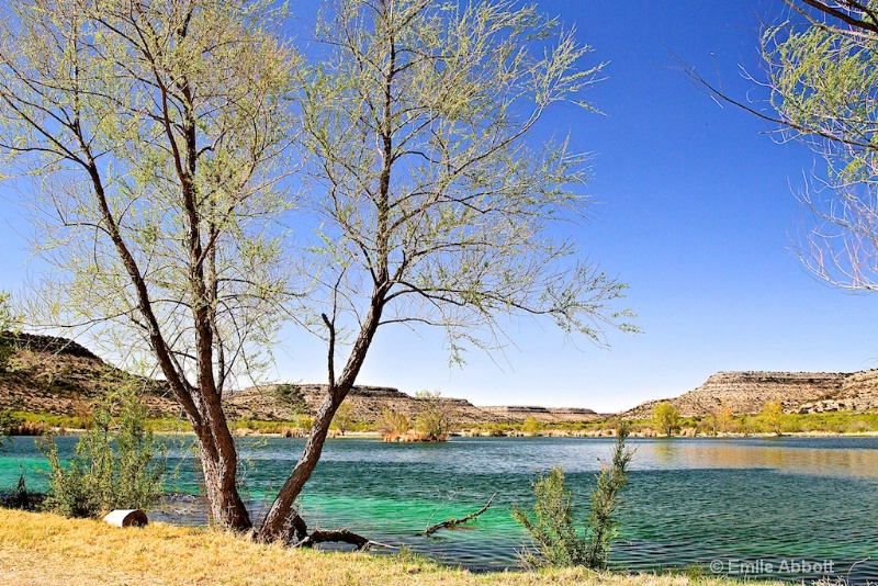 Terrain and Lake at Independence Creek