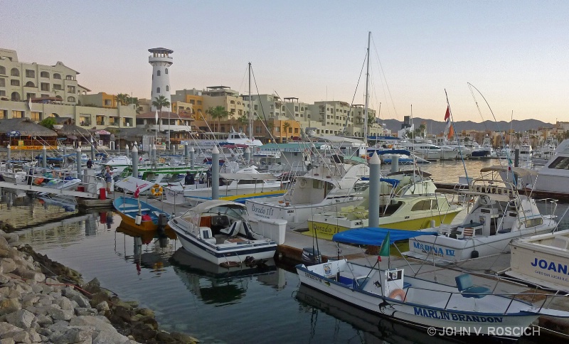    MARINA IN THE MORNING,   CABO SAN LUCAS, MEXICO