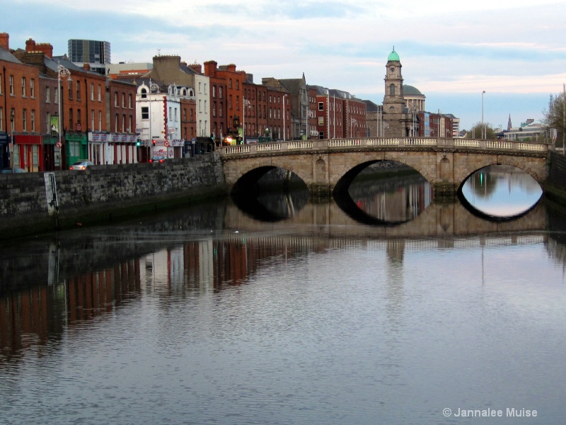 Liffey River reflections, Dublin