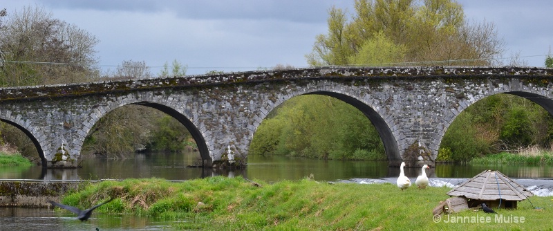 Bridge over river Nore, Ireland