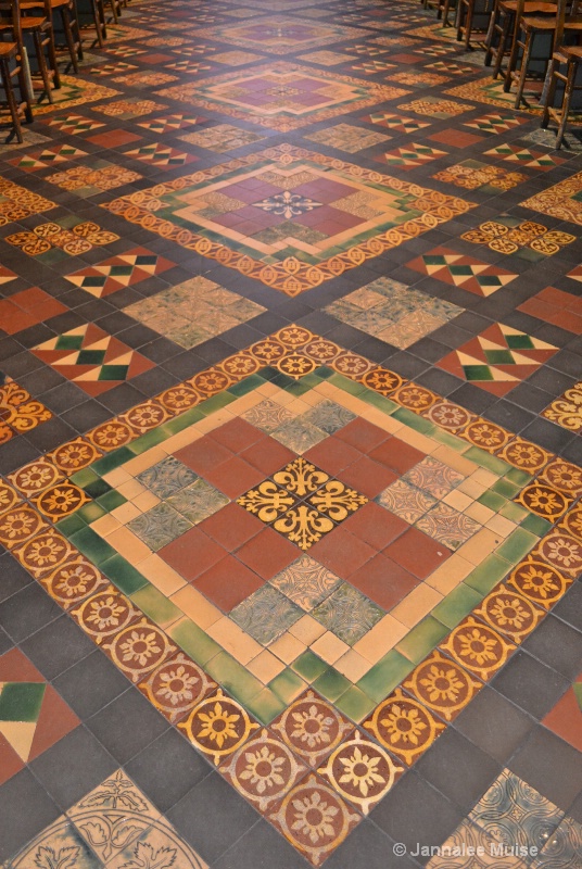 St Patrick's floor tiles
