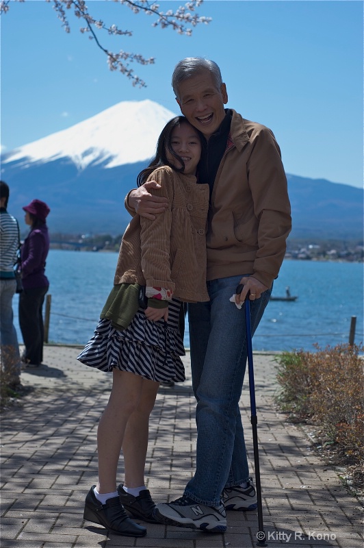 Ken and Yumiko at Mt. Fuji