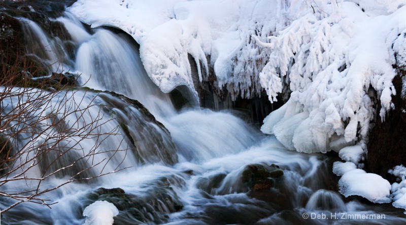 Icy Stream Panoramic