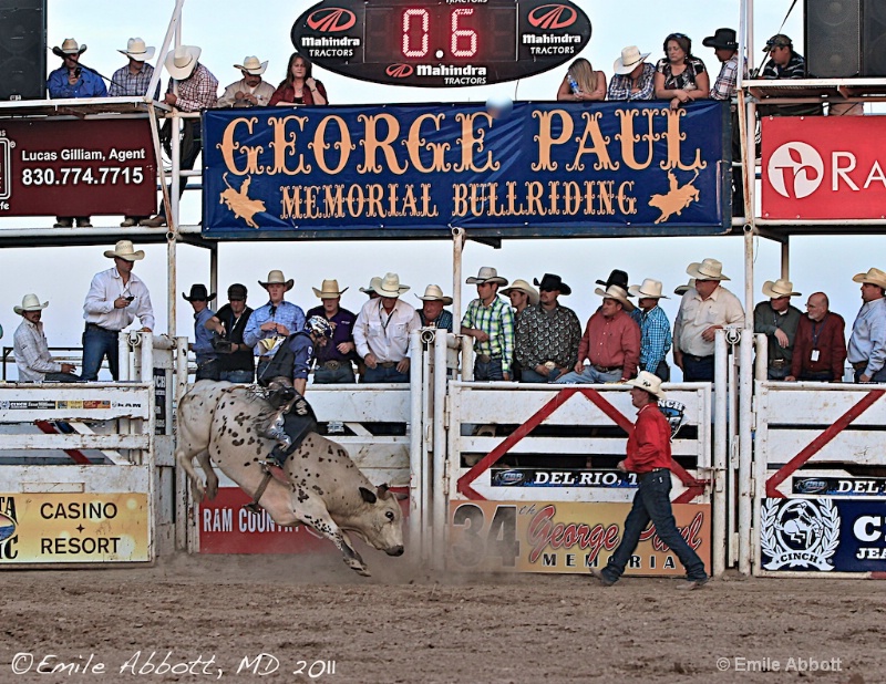 Out the gate and kicking dust