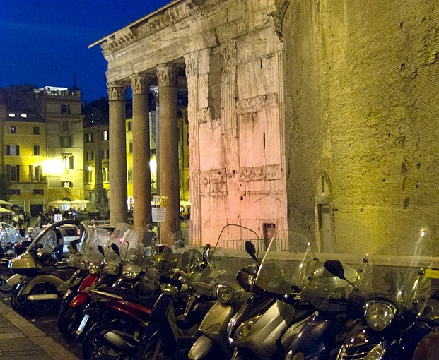 Pantheon at Night (from the side)