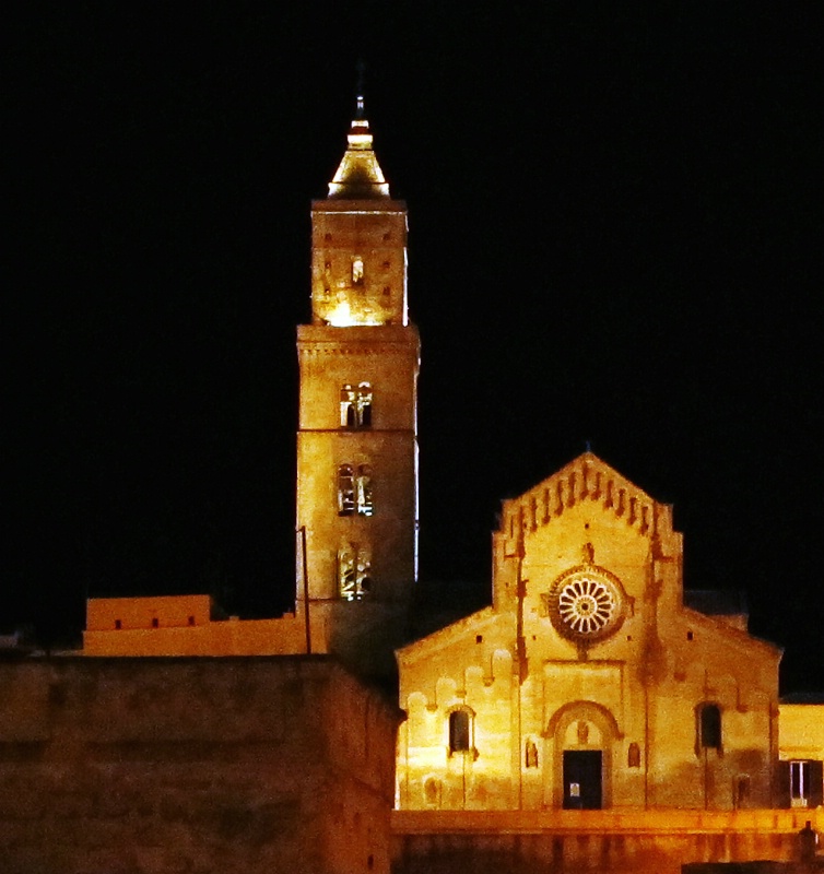 Night at Matera Cathedral