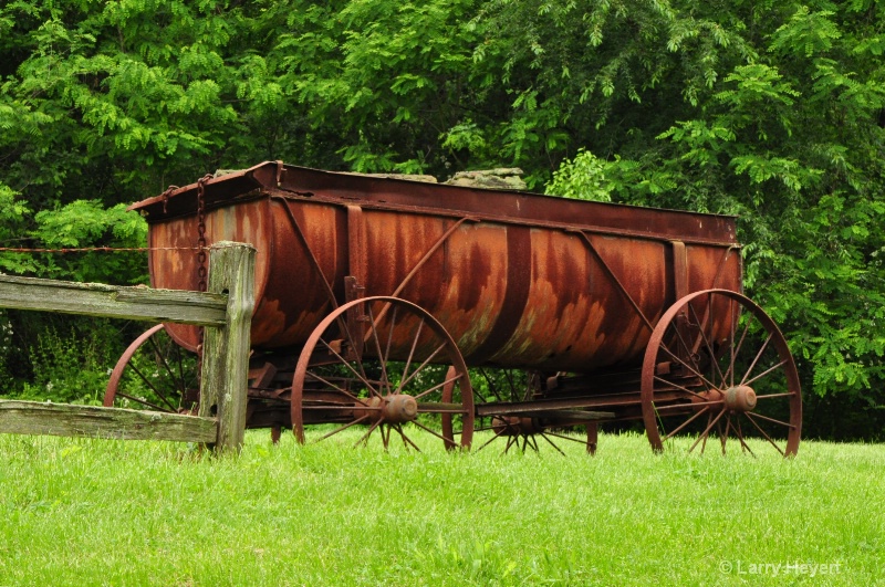 Old Wagon in Rockville, Indiana