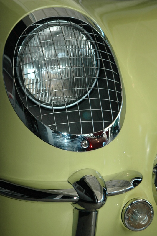 Early Corvette Headlight