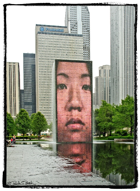 Crown Fountain 2, Millennium Park, Chicago