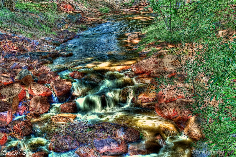 Fountain Creek, Manitou Springs in HDR