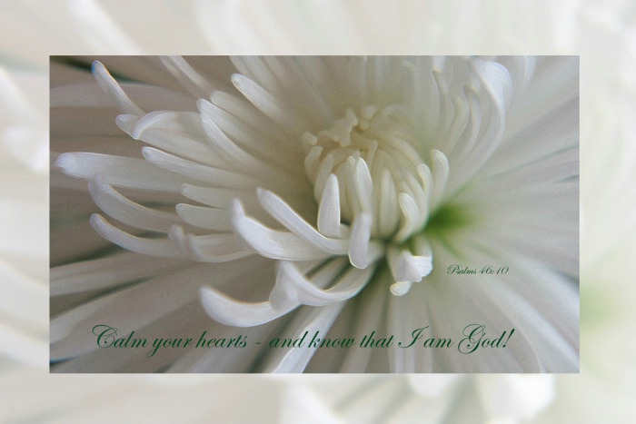 Be Still and Know I am God! - S 027