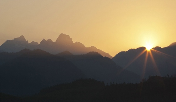 Olympic Mtn Sunset