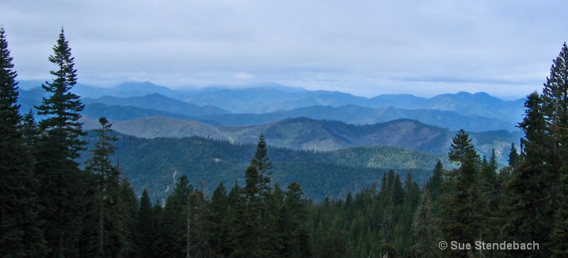 Ridgelines from Wagner Butte Trail, OR