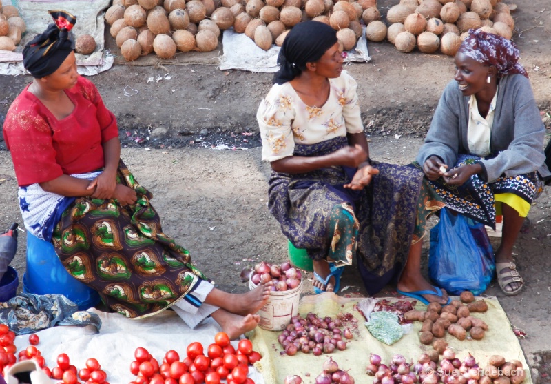 Market Cameraderie, Arusha, Tanzania