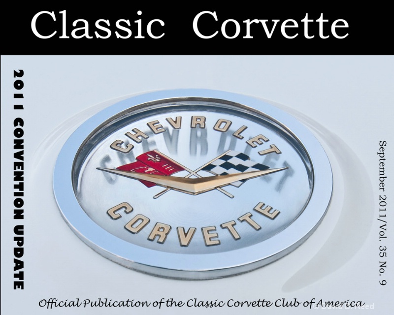 1961 Corvette trunk emblem