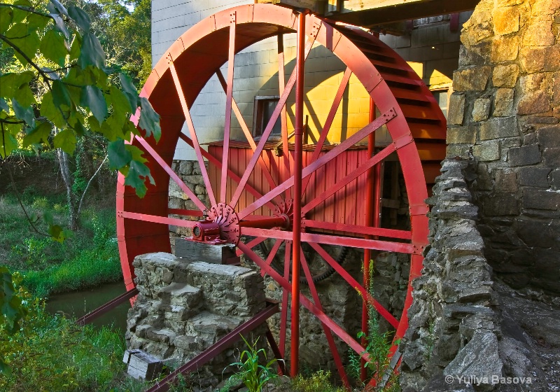 The Water Wheel at Sunset