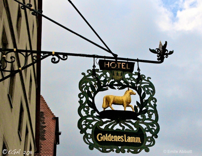 "Goldenes Lamm" Rothenburg, Germany