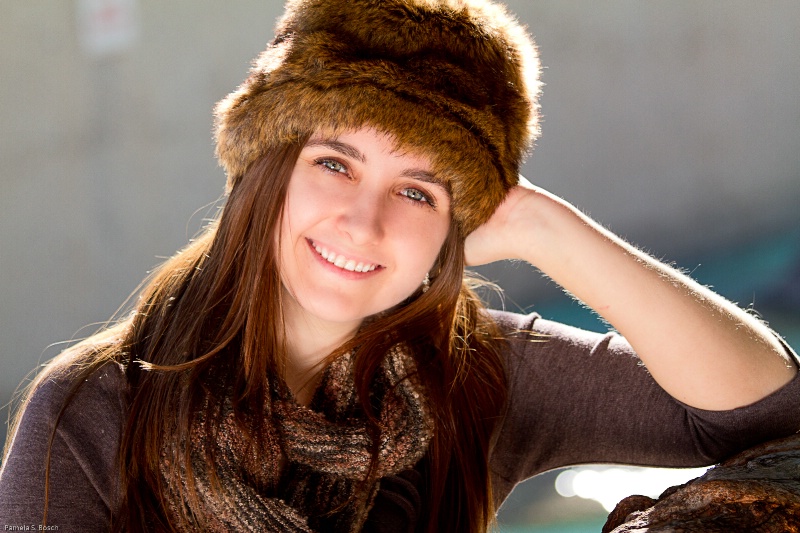 Carissa in Hat