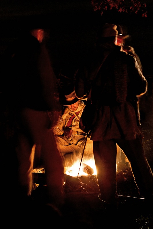 Civil War Campfire