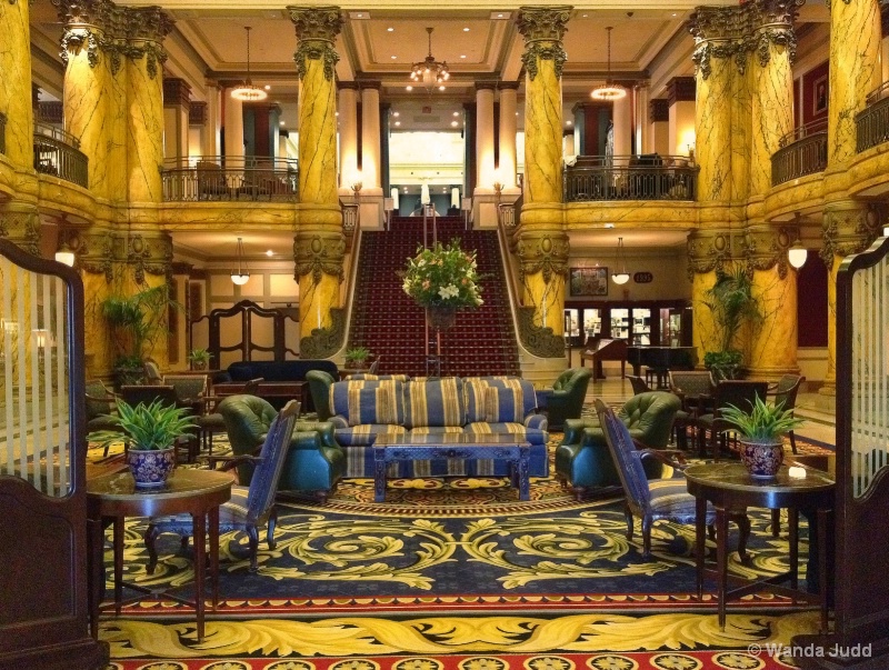 Lobby of The Jefferson Hotel... Richmond VA