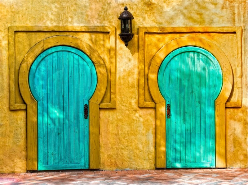 Doors, Busch Gardens, Tampa, Florida
