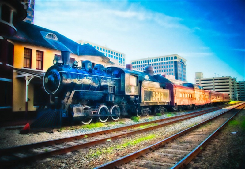 Steam train, Orlando, Florida
