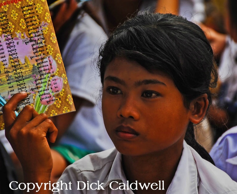 School child, Cambodia