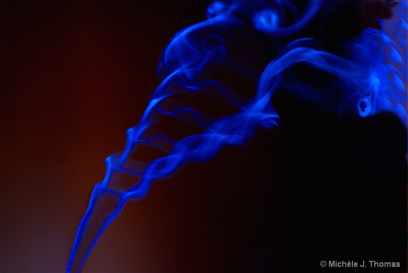 Incense In Blue !