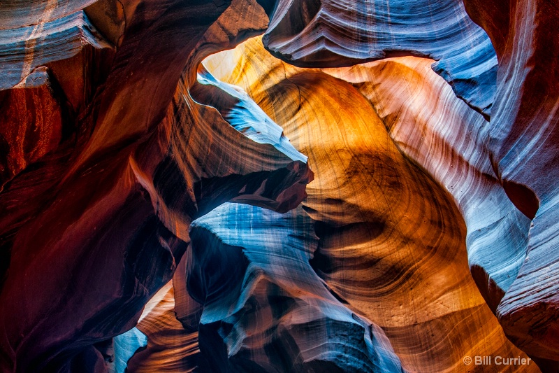 Collision of Color - Upper Antelope Canyon
