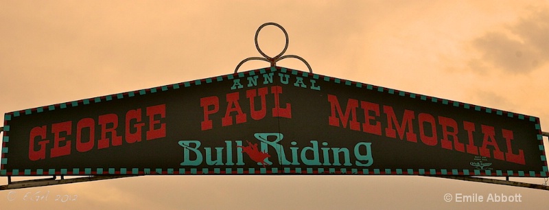 George Paul Memorial Bull Riding