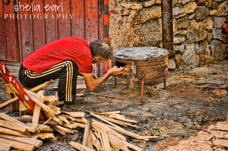 Cooking Outside@@Old Town Skopje 