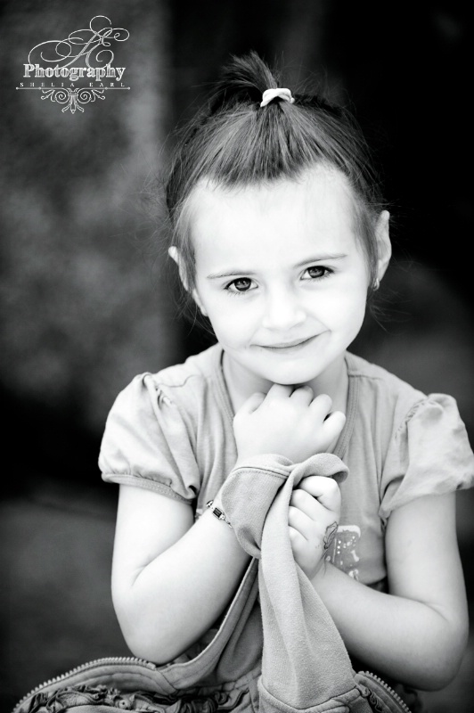 Little Girl with Her Blanket