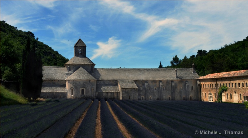 Senanque Abbey in Provence& Lavender Fields